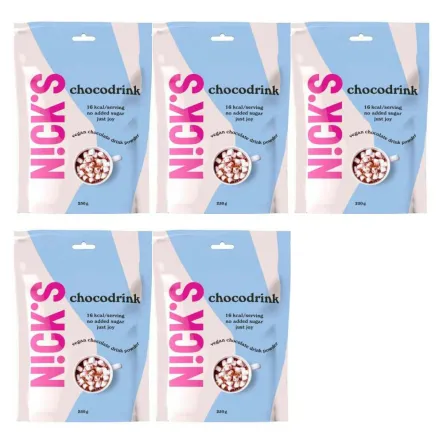 5 x Napój Czekoladowy w Proszku Chocodrink 250 g - Nicks