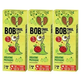 3 x Przekąska Jabłkowa 30 g - Bob Snail