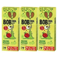 3 x Przekąska Jabłkowa 30 g - Bob Snail