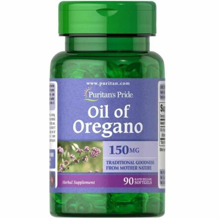 Olejek z Oregano Ekstrakt 150 mg 90 Kapsułek - Puritan's Pride