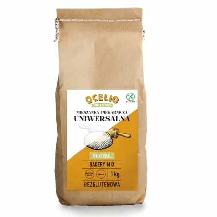 Mieszanka Piekarnicza Uniwersalna Bezglutenowa 1 kg - Ocelio 