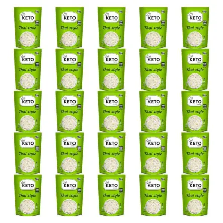 25 x Makaron Konjac Thai Style Bio 270 g (200 g) - Keto Chef