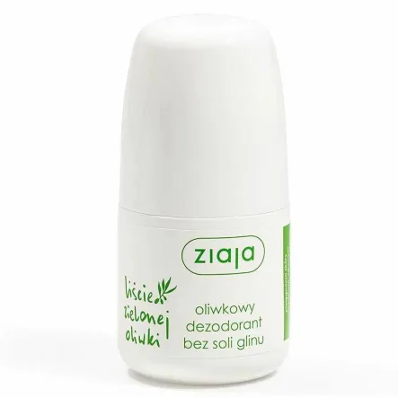 Oliwkowy Dezodorant Liście Zielonej Oliwki Bez Soli Glinu 60 ml - Ziaja