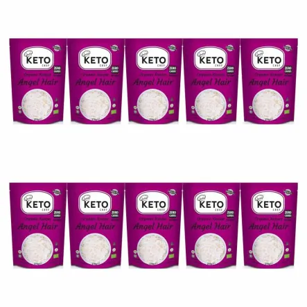 10 x Makaron Konjac Angel Hair Bio 270 g (200 g) - Keto Chef
