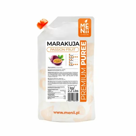 Puree Marakuja Premium Pulpa 1 kg Menii