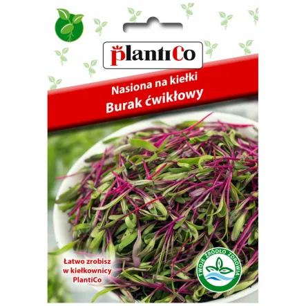 Nasiona na Kiełki Burak Ćwikłowy 20 g - Plantico