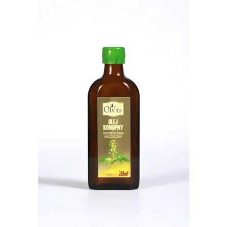 Olej Konopny Zimno Tł. 250 Ml - Olvita