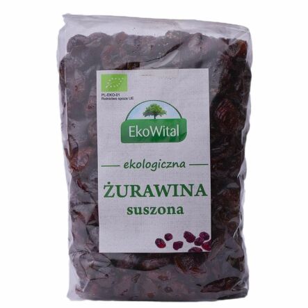 Żurawina Suszona Bio 500 g - EkoWital