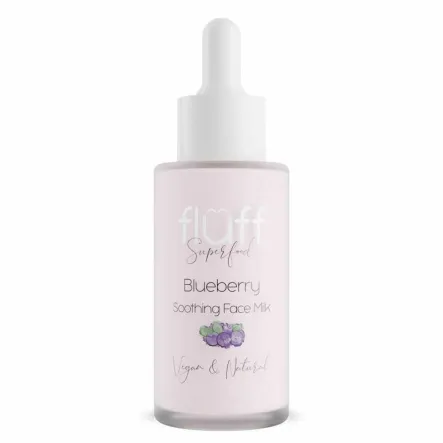 Mleko do Twarzy Nawilżająco - Łagodzące BORÓWKA 40 ml - Fluff - Przecena Krótka Data Minimalnej Trwałości