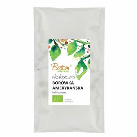 Owoce Liofilizowane - BORÓWKA AMERYKAŃSKA  BIO 20 g -  BATOM 