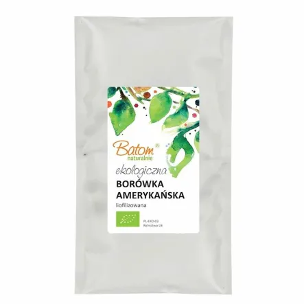 Owoce Liofilizowane - BORÓWKA AMERYKAŃSKA  BIO 20 g -  BATOM 