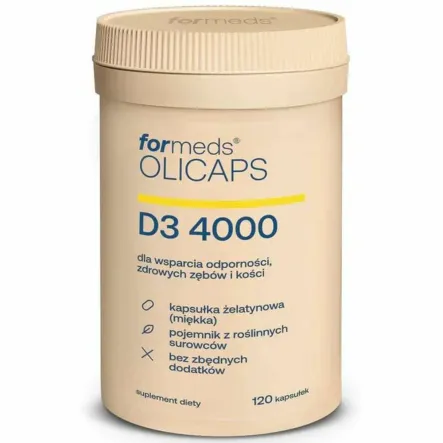 Olicaps Witamina D3 4000 IU 120 Kapsułek - Formeds