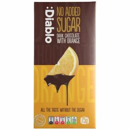 Ciemna Czekolada z Pomarańczą Bez Dodatku Cukru 75 g - Diab-lo DIABetic-LOw (data: 09.08.2025)