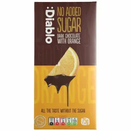 Ciemna Czekolada z Pomarańczą Bez Dodatku Cukru 75 g - Diab-lo DIABetic-LOw (data: 09.08.2025)