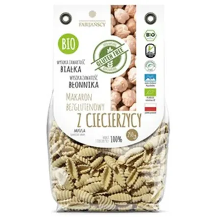 Makaron z Ciecierzycy Muszla Gnocchi Bio 250 g - Fabijańscy 