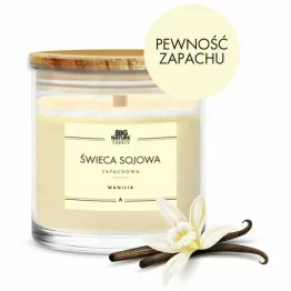 Świeca Sojowa o Zapachu WANILIA 150 g - Big Nature