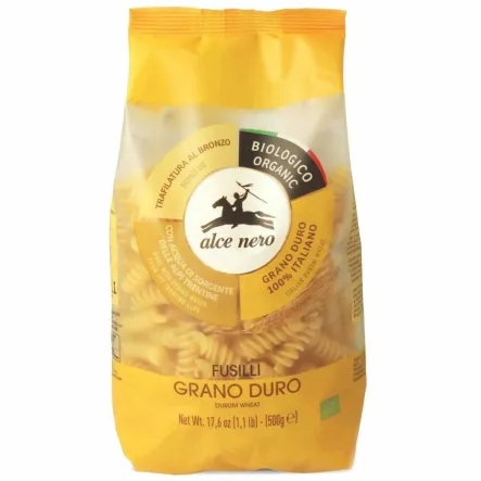 Makaron Semolinowy Fusilli Bio 500 g - Alce Nero