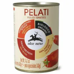 Pomidory Pelati Bez Skóry w Puszce Bio 400 g (240 g) - Alce Nero