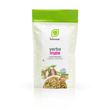 Yerba Mate Orzeźwienie z Trawą Cytrynową 150 g - Intenson