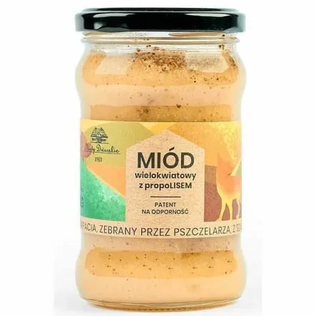 Miód z Propolisem 400 g - Miody Dworskie