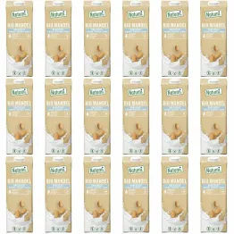 18 x Napój Migdałowy Bez Dodatku Cukrów Bezglutenowy Bio 1 L  UHT Natumi