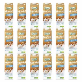 18 x Napój Migdałowy Bez Dodatku Cukrów Bezglutenowy Bio 1 L  UHT Natumi 