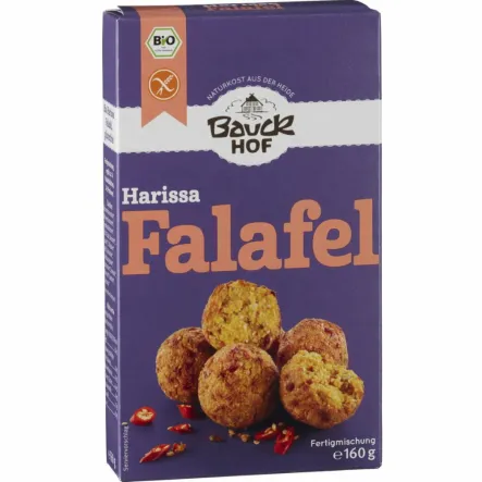 Mieszanka na Falafel z Przyprawą Harissa Bezglutenowa Bio 150 g Bauck Hof