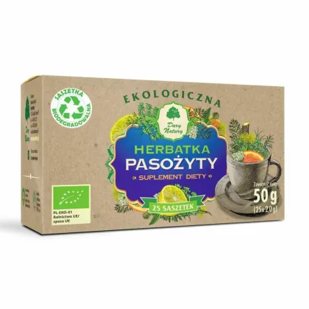 Herbatka Pasożyty EKO  50 g (25x 2 g) - Dary Natury
