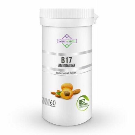 Amigdalina B17 Pestki Moreli Ekstrakt 5:1 260 mg 60 Kapsułek Soul Farm