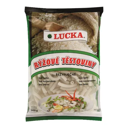 Makaron Ryżowy Rurki Małe 300 g - Lucka