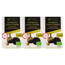 3 x Czarny Czosnek Bio (1 Sztuka) - Przetwory z Natury
