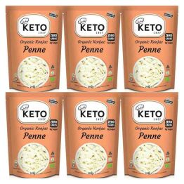 6 x Makaron Konjac Penne Bio 270 g (200 g) - Keto Chef