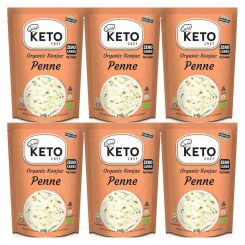 6 x Makaron Konjac Penne Bio 270 g (200 g) - Keto Chef