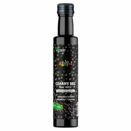Czarny Bez Bezpośrednio Wyciskany NFC 250 ml -  A To Dobre!