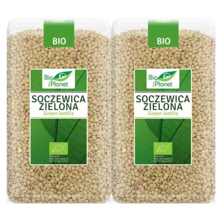 2 x Soczewica Zielona Bio 1 Kg - Bio Planet