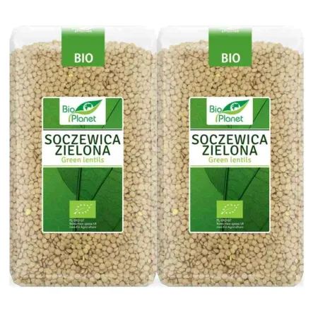 2 x Soczewica Zielona Bio 1 Kg - Bio Planet