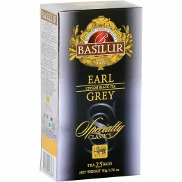Herbata Earl Grey w Saszetkach 50 g (25x 2 g) - BASILUR 