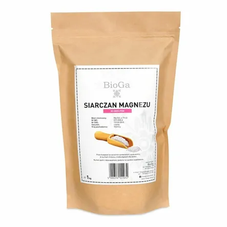 Siarczan Magnezu Sól Gorzka Epsom 1 kg - BioGa