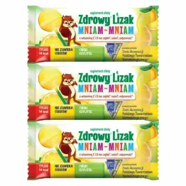 3 x Zdrowy Lizak Mniam-Mniam CYTRYNA Kulka 6 g - Starpharma