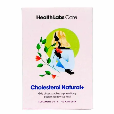 Cholesterol Natural+ 60 Kapsułek - Health Labs Care - Wyprzedaż