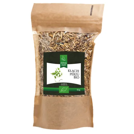 Perz Kłącze Bio 60 g - Zielony Nurt - Kłącze Perzu