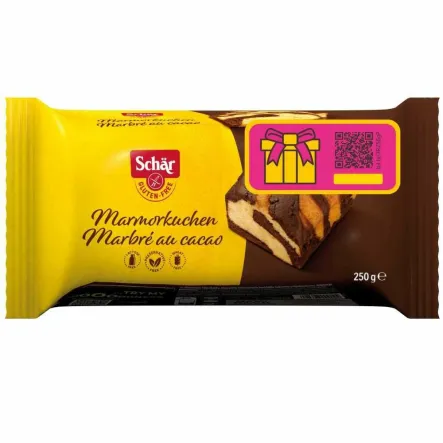 Ciasto Kakaowe Bezglutenowe Marmorkuchen 250 g - Schar