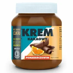 Krem Kakaowy o Smaku Pomarańczowym Bez Dodatku Cukru 350 g - CD S.A.