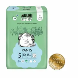 Pieluchomajtki Jednorazowe 5 Walkers 10-15 kg 38 Sztuk - Muumi Baby 