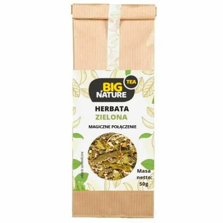 Herbata Zielona MAGICZNE POŁĄCZENIE 50 g - Big Nature (data: 31.03.2026)