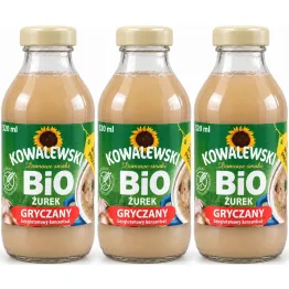 3 x Żurek Gryczany Bezglutenowy Koncentrat Bio 320 ml - Kowalewski