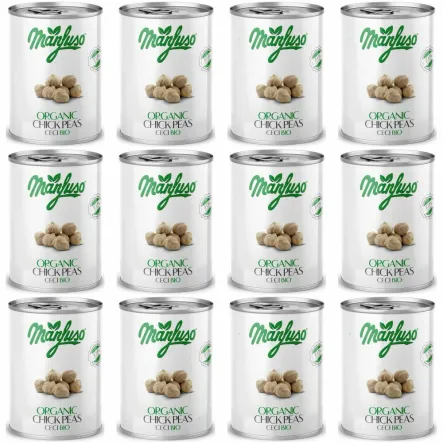 12 x Ciecierzyca w Zalewie Bio 400 g (240 g) - Manfuso