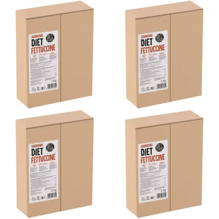 4 x Makaron Konjac Fettuccine 1,4 kg (1 kg) - Diet Food