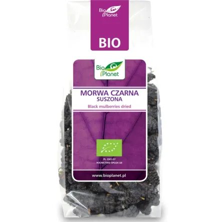 Morwa Czarna Suszona Bio 100 g Bio Planet