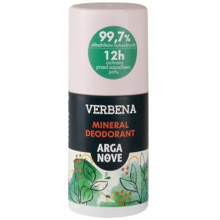Naturalny Mineralny Dezodorant Ałunowy Werbena Roll - On 50 ml - Arganove